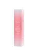 Dewity Hibi Dewy Serum skincare bottle with a soft pink gradient box packaging, shown on a solid white background.